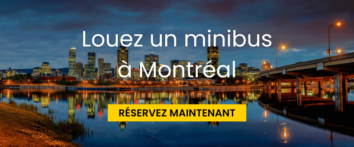 réservation minibus 9 places Montréal