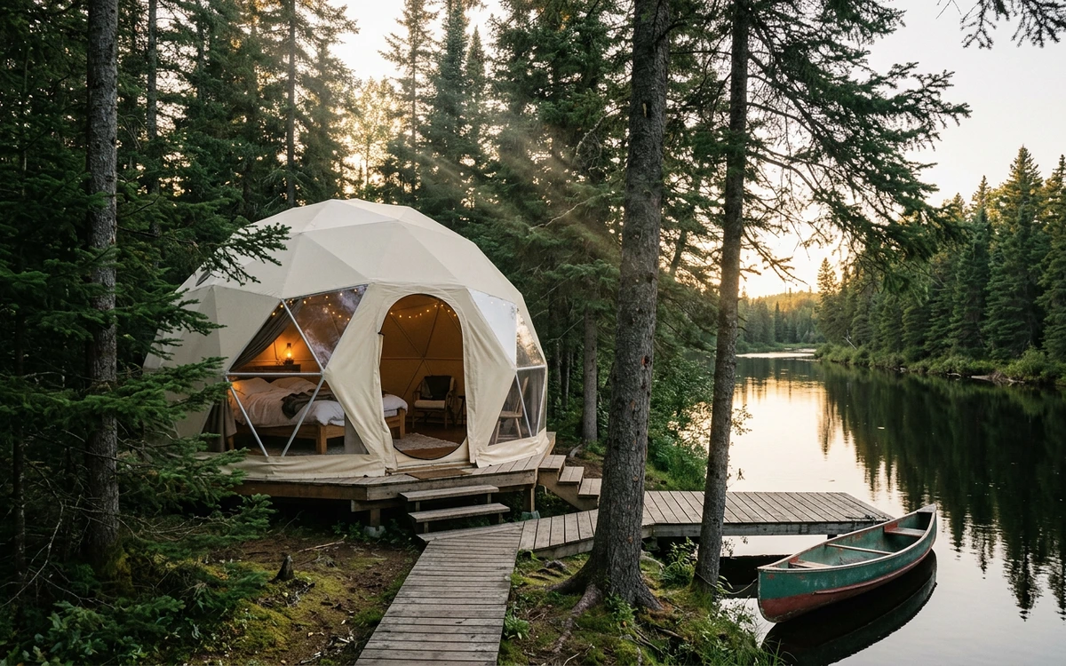Camping En Forêt (dômes)