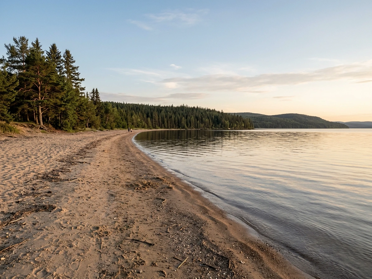 Rive du Lac-Saint-Jean près de Saint-Félicien