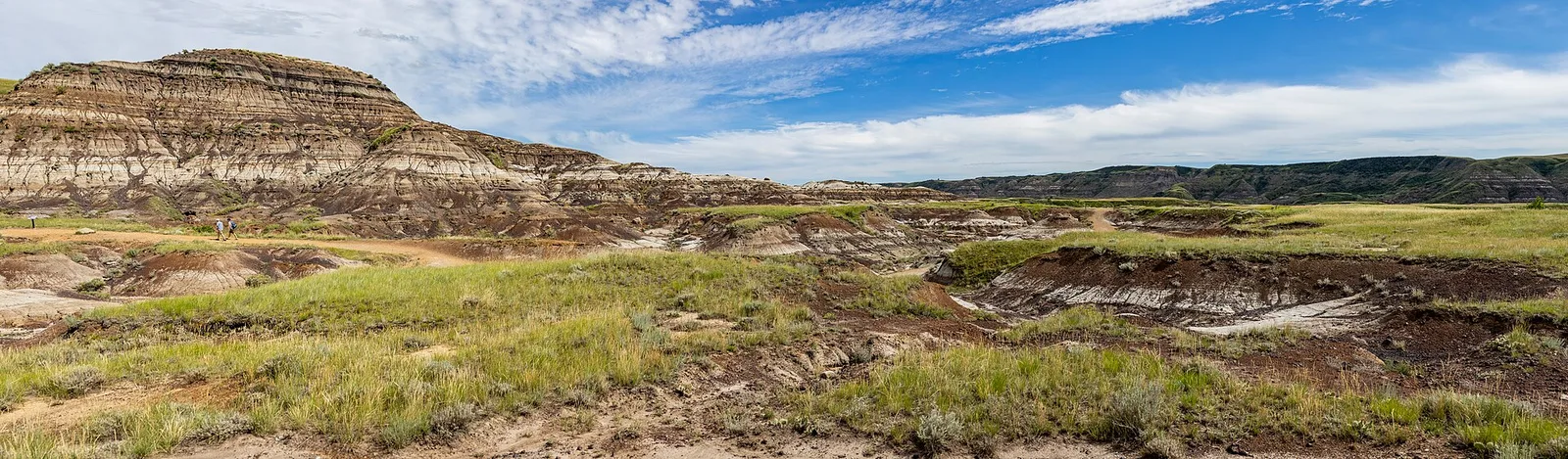 Badlands de Drumheller à proximité du Royal Tyrrell Museum