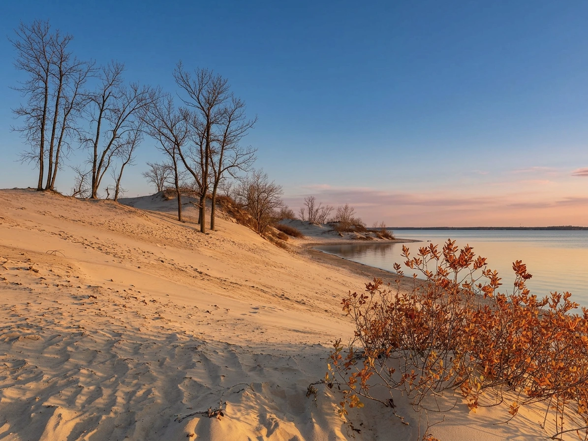 Dunes de Sandbanks dans le comté de Prince Edward, Ontario